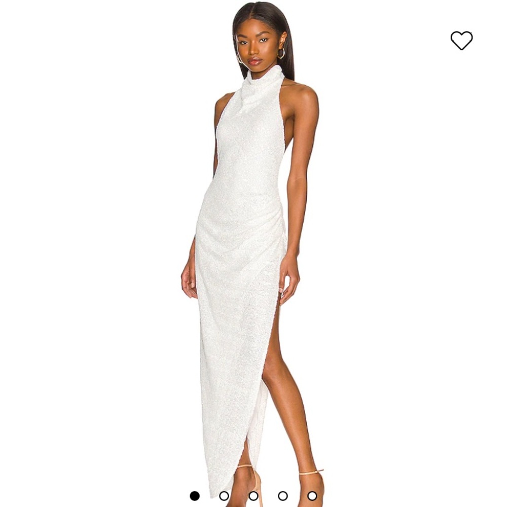 x REVOLVE Samba Gown in White Sequin
Amanda Uprichard. Size small